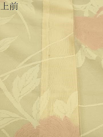 平和屋着物＊夏物 小紋 紗 草花文 正絹 逸品 未使用 CABB0128gh