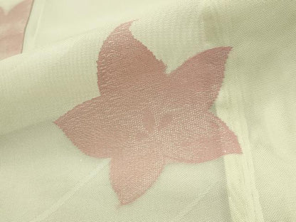 平和屋着物＊夏物 小紋 紗 舞花文 正絹 逸品 未使用 CABB0129gh