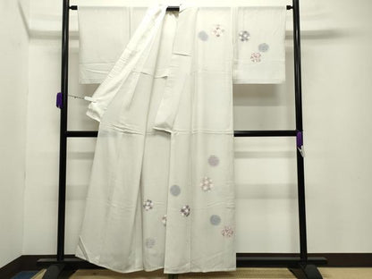 平和屋着物＊夏物 訪問着 絽 花丸文 蛍暈し 正絹 逸品 CABB0130gh