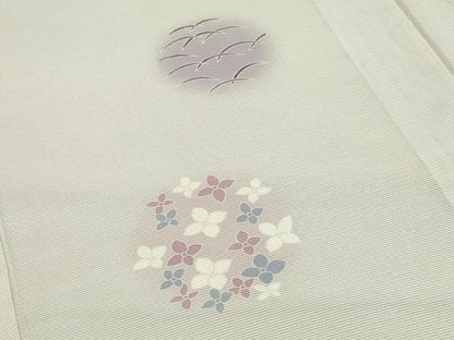 平和屋着物＊夏物 訪問着 絽 花丸文 蛍暈し 正絹 逸品 CABB0130gh