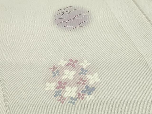 平和屋着物＊夏物 訪問着 絽 花丸文 蛍暈し 正絹 逸品 CABB0130gh
