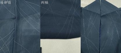 平和屋着物＊夏物 小紋 絽 吉祥文 正絹 逸品 CABB0137gh