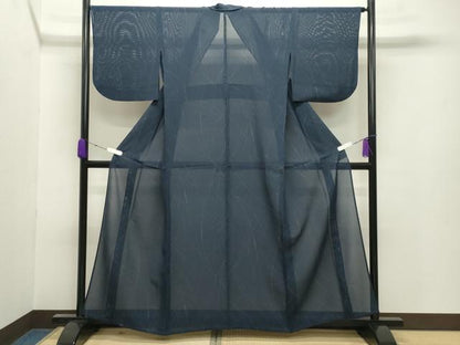平和屋着物＊夏物 小紋 絽 吉祥文 正絹 逸品 CABB0137gh