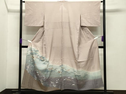 平和屋着物＊夏物 色留袖 絽 人物風景文 暈し染め 正絹 逸品 CABB0138gh