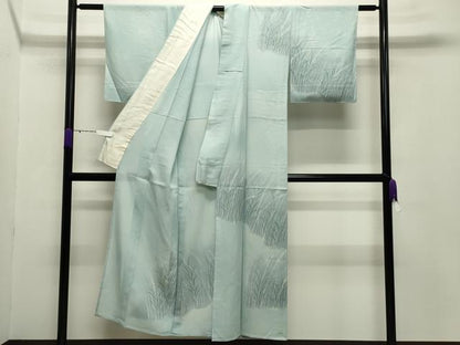 平和屋着物＊夏物 訪問着 絽 草木文 暈し染め 正絹 逸品 CABB0146gh