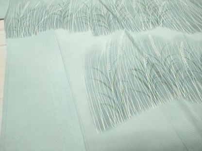 平和屋着物＊夏物 訪問着 絽 草木文 暈し染め 正絹 逸品 CABB0146gh