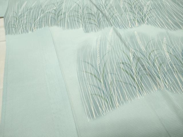 平和屋着物＊夏物 訪問着 絽 草木文 暈し染め 正絹 逸品 CABB0146gh