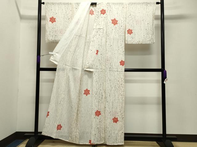 平和屋着物＊夏物　小紋　絽　霞文　さんび謹製　洗える着物　AABB2616jd 平和屋着物＊夏物 小紋 絽 霞文 正絹 逸品 AABE0636jd 【公式通販】