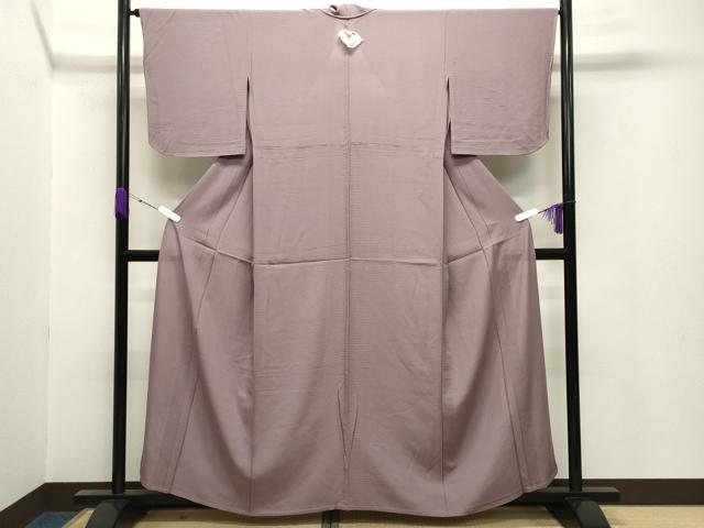平和屋着物＊夏物 色無地 絽 薄柿色 正絹 逸品 未使用 CABB0158gh
