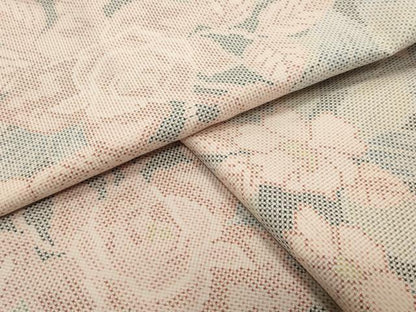 平和屋着物●本場大島紬 7マルキ 草花文 正絹 逸品 CABB0170gh