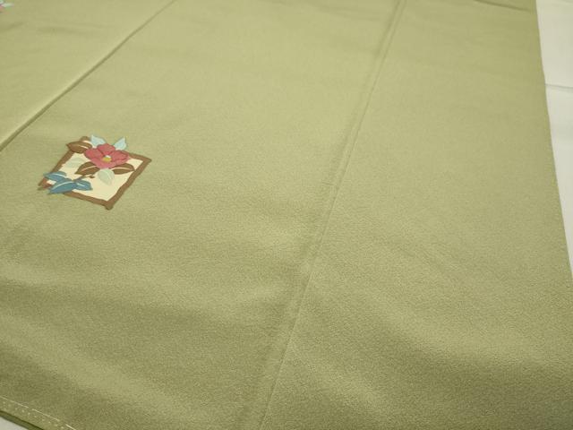 平和屋着物●訪問着 枝椿 正絹 逸品 未使用 CABB0185gh