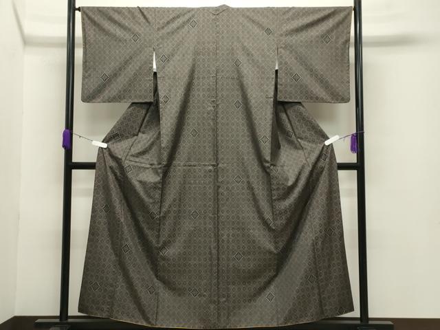 平和屋着物●本場大島紬 龍郷絣 鈴乃屋扱い 正絹 逸品 CABB0188gh