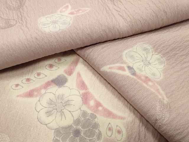平和屋着物●長襦袢 無双仕立て 辻が花 蛍暈し やまと誂製 半衿刺繍 正絹 逸品 CABB0200gh