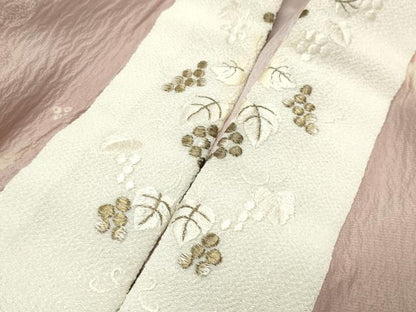 平和屋着物●長襦袢 無双仕立て 辻が花 蛍暈し やまと誂製 半衿刺繍 正絹 逸品 CABB0200gh