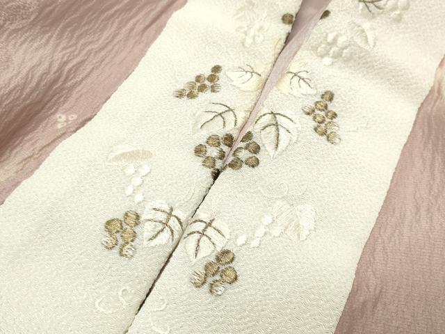 平和屋着物●長襦袢 無双仕立て 辻が花 蛍暈し やまと誂製 半衿刺繍 正絹 逸品 CABB0200gh