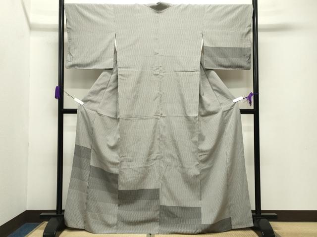 平和屋着物●本塩沢 訪問着 作家物 吉祥文 正絹 逸品 CABB0230gh