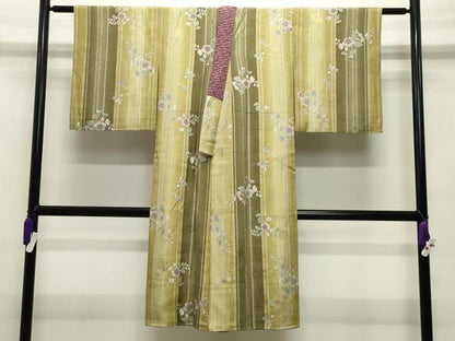 平和屋着物●長襦袢　袷　辻が花　絞り　正絹　逸品　未使用　CABB0232gh