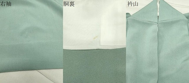 平和屋着物●松尾光琳 色留袖 花うさぎ 銀彩 鬼しぼ縮緬 正絹 逸品 CABB0239gh