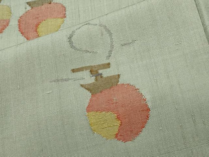 平和屋着物●訪問着 紬地 作家物 成り物 正絹 逸品 CABB0244gh