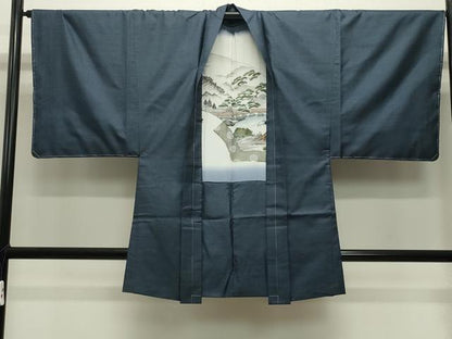 平和屋着物●男性 本場大島紬 アンサンブル 100亀甲 総詰め 正絹 逸品 未使用 CABB0247gh