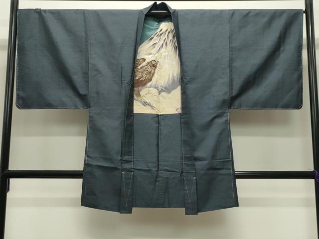 平和屋着物●男性 本場大島紬 アンサンブル 100亀甲 総詰め 正絹 逸品 未使用 CABB0249gh