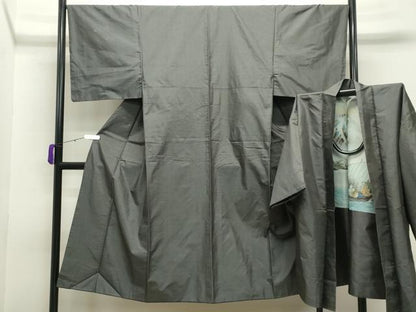 平和屋着物●男性 本場大島紬 アンサンブル 80亀甲 総詰め 正絹 逸品 CABB0250gh