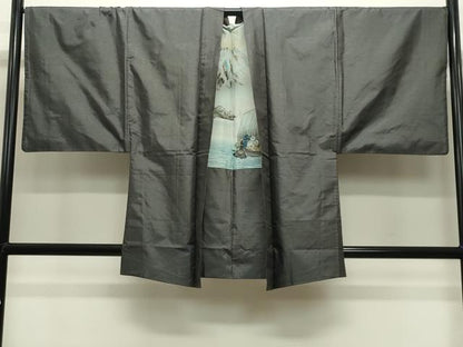 平和屋着物●男性 本場大島紬 アンサンブル 80亀甲 総詰め 正絹 逸品 CABB0250gh