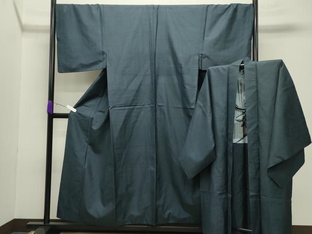 平和屋着物●男性 本場大島紬 アンサンブル 100亀甲 総詰め 正絹 逸品 CABB0251gh
