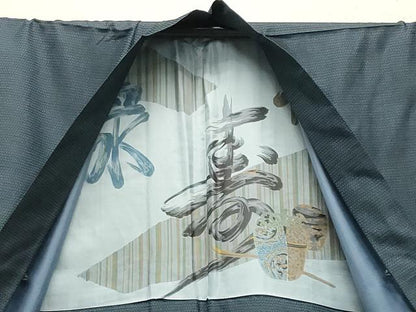 平和屋着物●男性 本場大島紬 アンサンブル 100亀甲 総詰め 正絹 逸品 CABB0251gh
