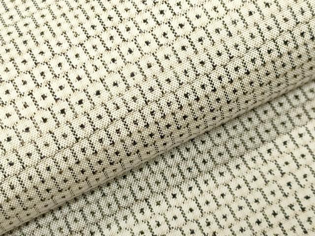 平和屋着物●本場大島紬 白大島 100亀甲 総詰め 正絹 逸品 CABB0255gh