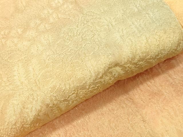 平和屋着物●半襦袢 無双仕立て 辻が花地紋 絞り 暈し染め 半衿刺繍 正絹 逸品 未使用 CABB0257gh