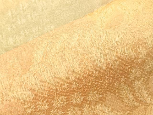 平和屋着物●半襦袢 無双仕立て 辻が花地紋 絞り 暈し染め 半衿刺繍 正絹 逸品 未使用 CABB0257gh