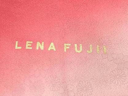 平和屋着物●豪華振袖 LENA FUJII 藤井リナ 刺繍 舞蝶梅文 暈し染め 金彩 正絹 逸品 CABB0273gh