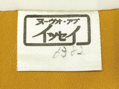 平和屋着物●小振袖 二尺袖 草花文 金彩 洗える着物 CABB0280gh