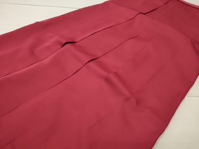 平和屋着物●女性 行灯袴 総刺繍 舞桜文 銀朱色 金糸 洗える着物 CABB0289gh