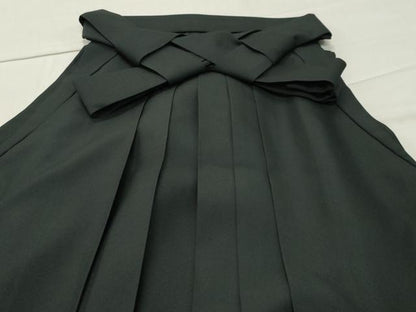 平和屋着物●女性 行灯袴 総刺繍 舞桜文 黒色 金糸 洗える着物 CABB0290gh