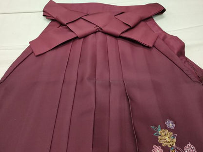 平和屋着物●女性 行灯袴 総刺繍 舞花文 暈し染め ラインストーン 洗える着物 CABB0293gh