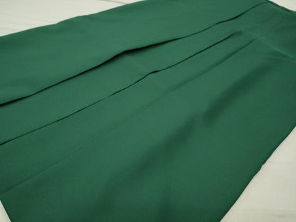 平和屋着物●女性　行灯袴　総刺繍　舞花文　千歳緑色　ラインストーン　洗える着物　CABB0294gh