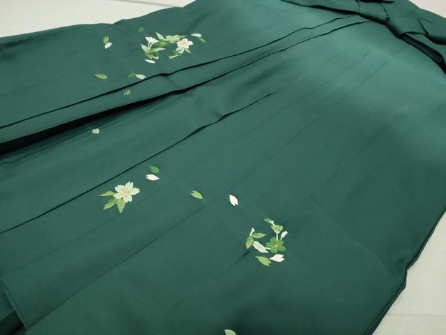 平和屋着物●女性 行灯袴 総刺繍 舞桜文 暈し染め 金糸 洗える着物 CABB0296gh