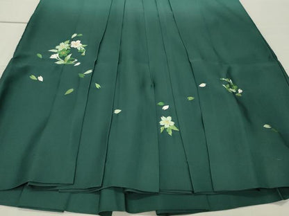 平和屋着物●女性 行灯袴 総刺繍 舞桜文 暈し染め 金糸 洗える着物 CABB0296gh