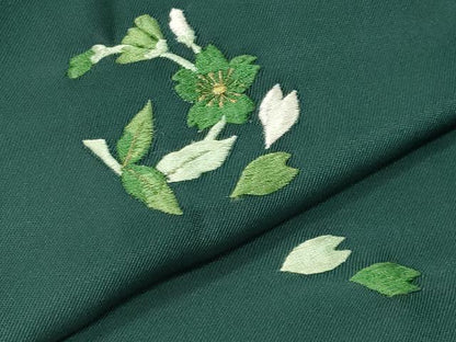 平和屋着物●女性 行灯袴 総刺繍 舞桜文 暈し染め 金糸 洗える着物 CABB0296gh
