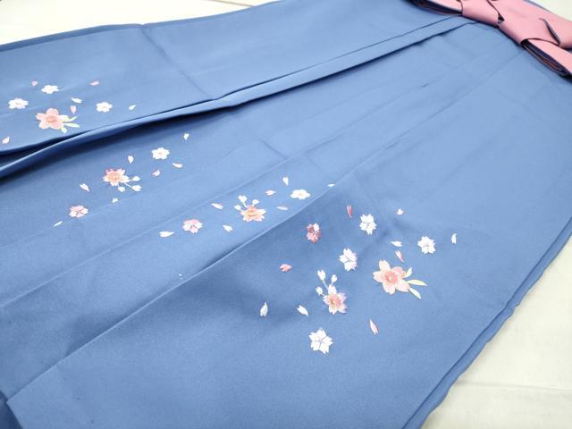 平和屋着物●女性 行灯袴 総刺繍 舞桜文 金糸 洗える着物 CABB0297gh