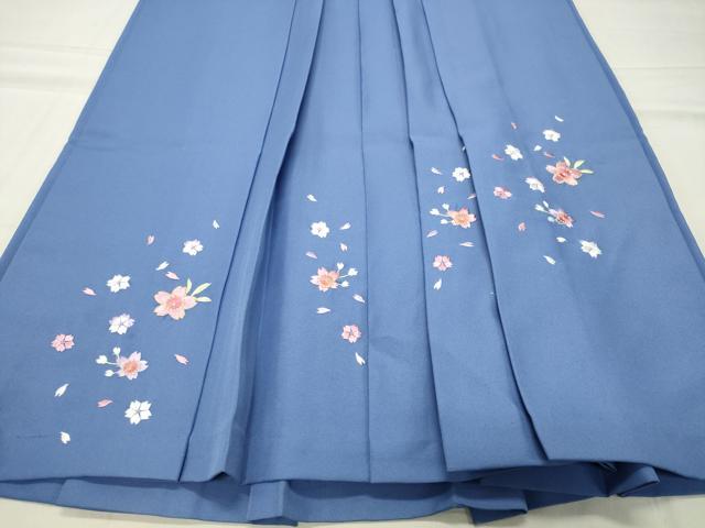 平和屋着物●女性 行灯袴 総刺繍 舞桜文 金糸 洗える着物 CABB0297gh