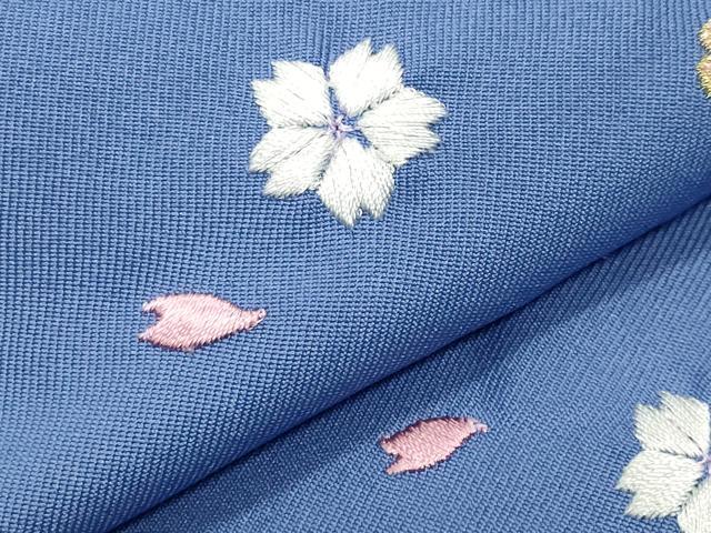 平和屋着物●女性 行灯袴 総刺繍 舞桜文 金糸 洗える着物 CABB0297gh