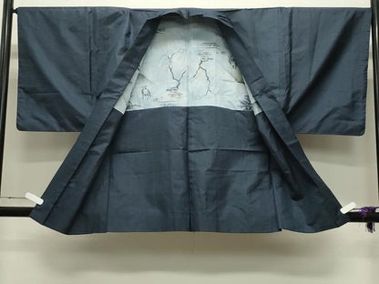 平和屋着物●男性 本場大島紬 アンサンブル 100亀甲 総詰め 正絹 逸品 CABB0301gh
