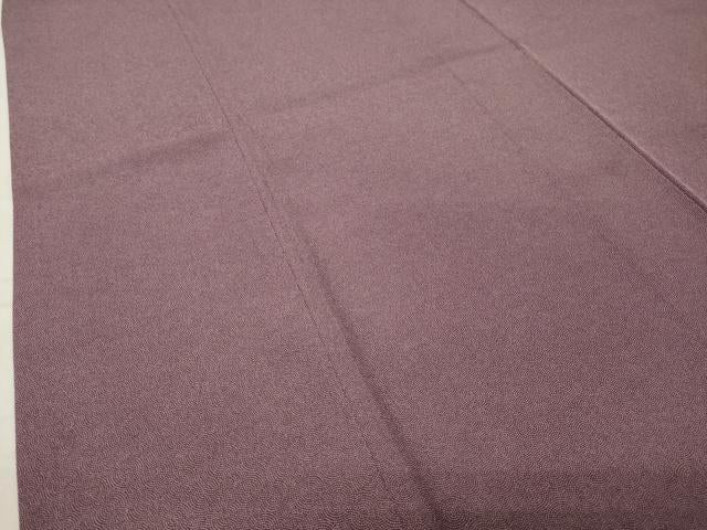 平和屋着物●伝統工芸師 服部光擴 江戸小紋 年輪文様 反端付き 正絹 逸品 CABB0305gh