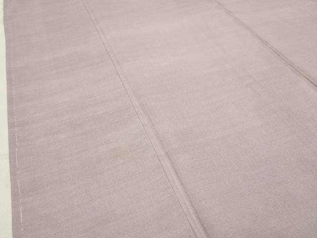平和屋着物●結城紬 霞文 白藤色 正絹 逸品 未使用 CABB0309gh