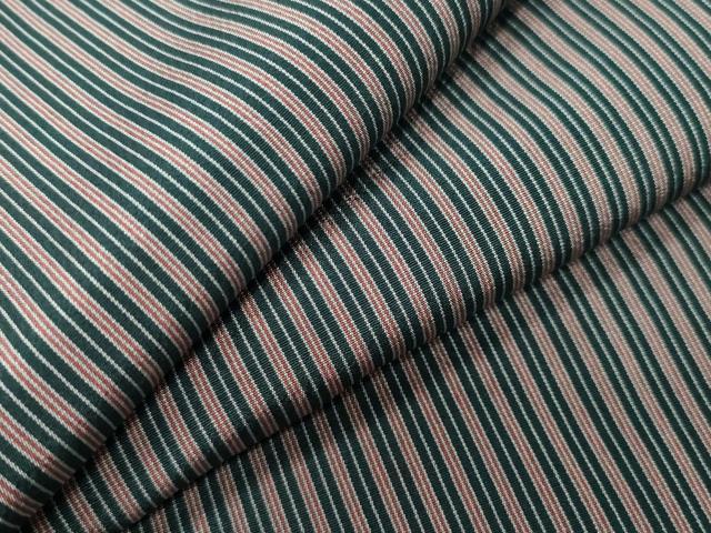 平和屋着物●男性 お召 縞 正絹 逸品 CABB0313gh