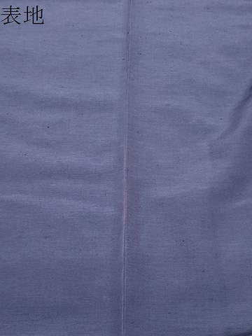 平和屋着物●男性 紬 竜胆色 正絹 逸品 CABB0314gh