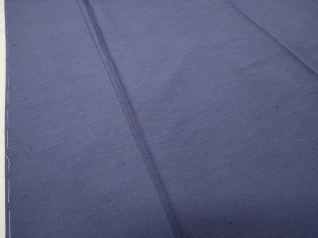 平和屋着物●男性 紬 竜胆色 正絹 逸品 CABB0314gh